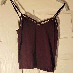 Forever 21 Strappy Crop Tank Size M